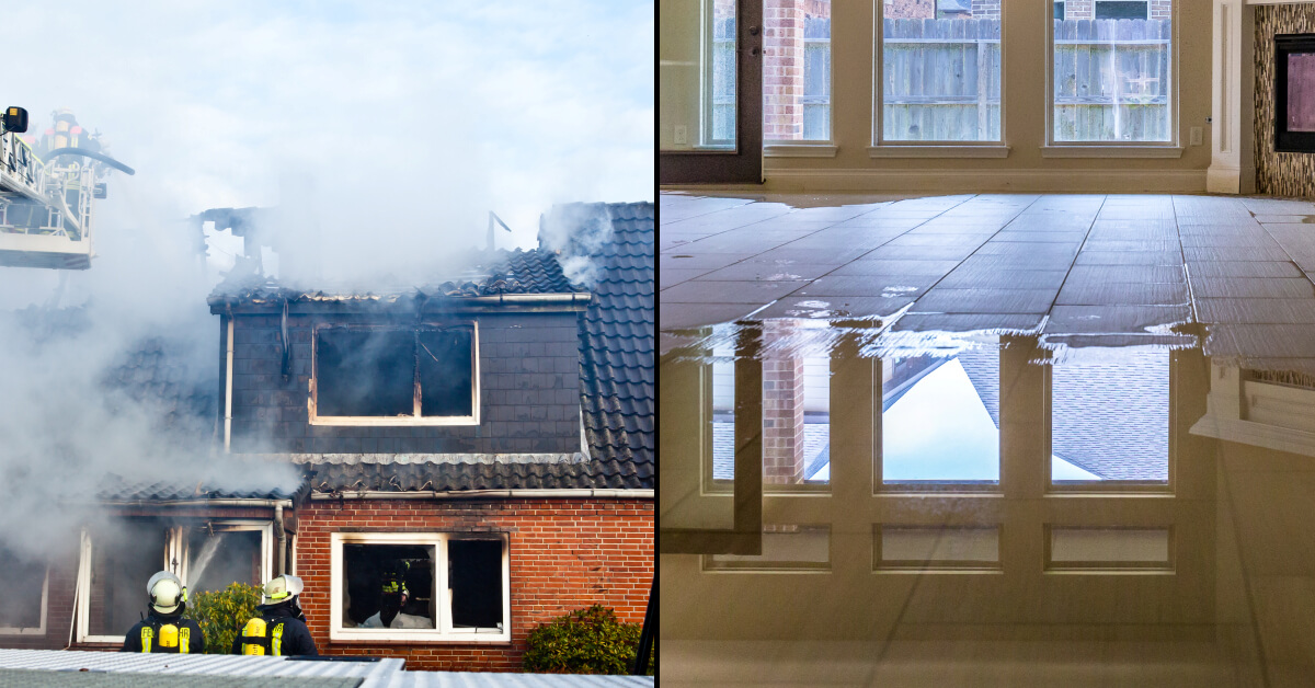 Learn More about our Fire & Water Restoration Services (Commercial & Residential)