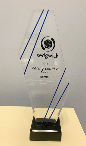 Sedgwick Repair Solutions Customer Service Award